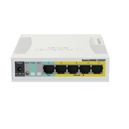 Mikrotik RB260GSP (CSS106-1G-4P-1S)